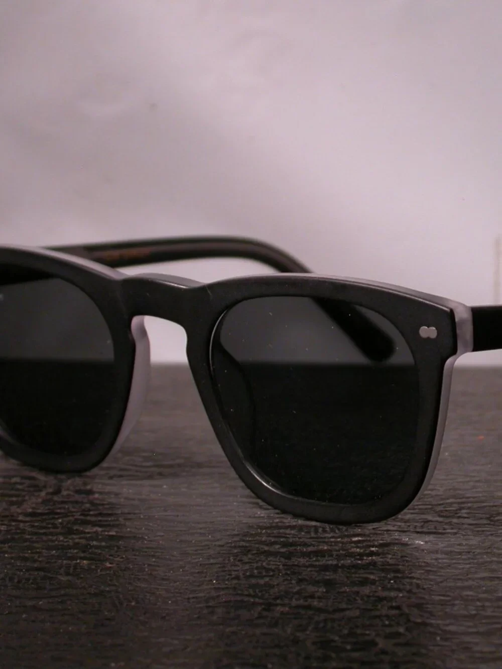 Tom Brady Chris Cloos Hand Made Matte Black Shades Sunglasses Frame Only
